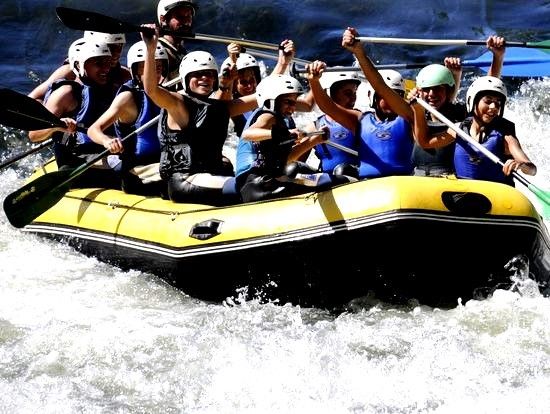 Rafting escolares Cantabria